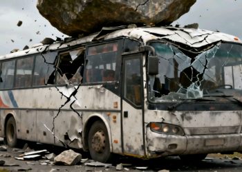 Siete heridos tras deslizamiento que golpeó un bus en la carretera Tarija–Entre Ríos