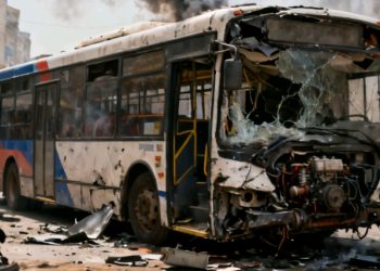 Micro queda destrozado tras colisión con minibús y camión en Santa Cruz